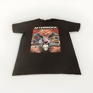 Aftershock Festival 2024 Band Lineup T-Shirt Black Medium Men’s Slayer Pantera